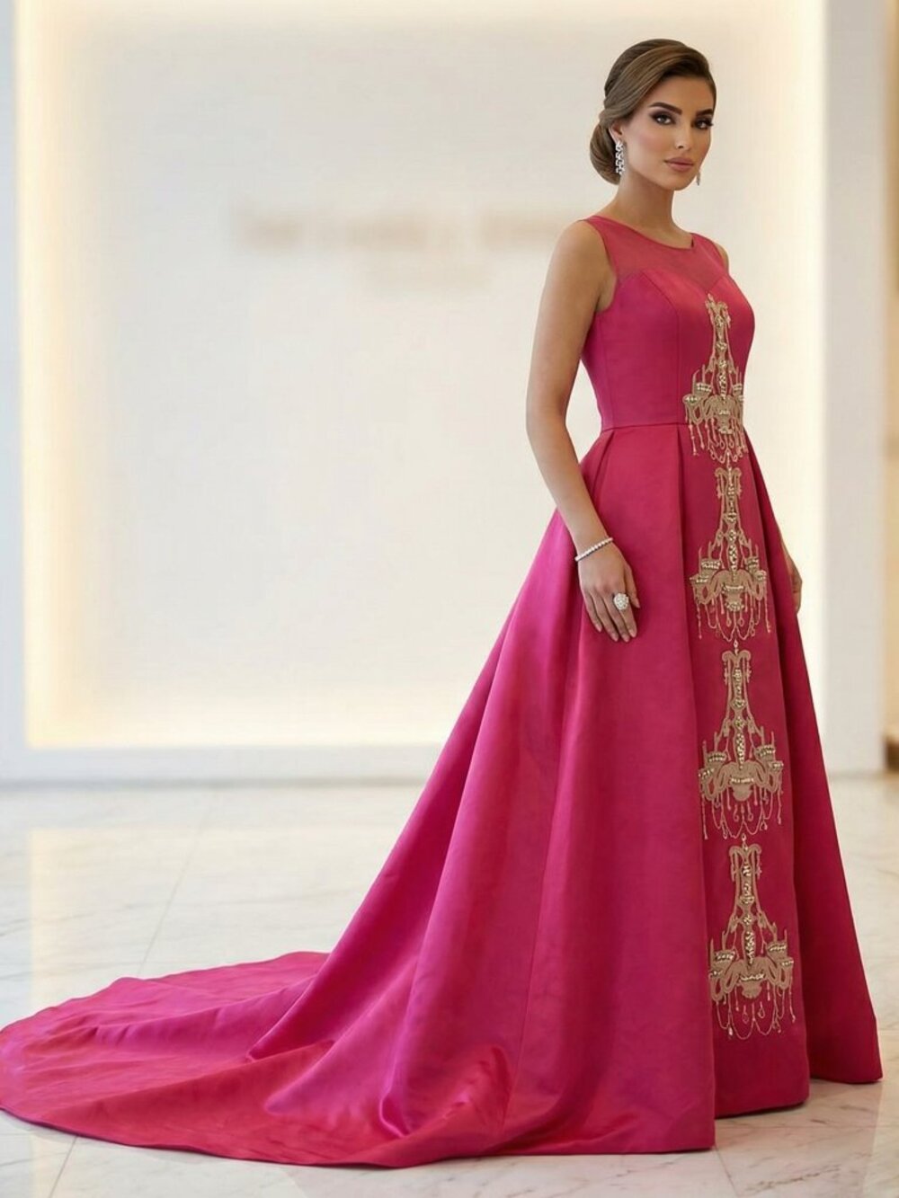 👑🏰Work of art Designer Couture Evening Wedding Cocktail Runway Prom Gown Dress